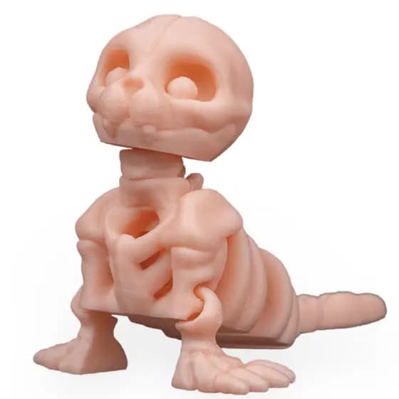 Foca Brinquedo Articulado Osso Fóssil Esqueleto Fidget