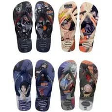 Chinelo Havaianas Top Naruto Shippuden Masculino e Feminino Original