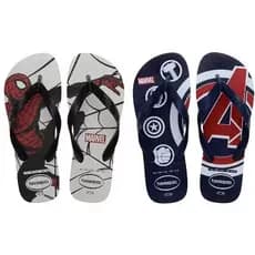 Chinelo Havaianas Top Logomania Marvel Masculino Original Envio Rapido