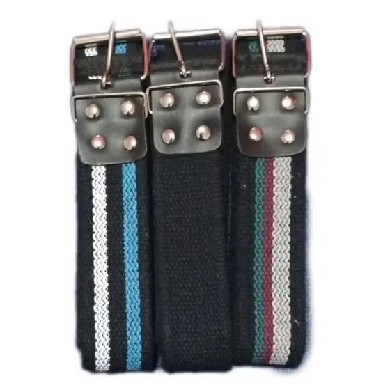 KIT 3 Cinto Masculino Lona Resistente Com Fivela