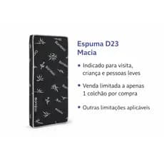 Colchão Cama Auxiliar Solteiro DENSIDADE 23  78 ou 88x188x12cm Visita, Viagem, Criança, Bicama Leve