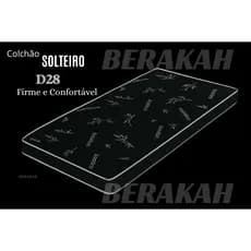 Colchão Solteiro - D28 78 ou 88 - 188x12cm Firme e Confortavel
