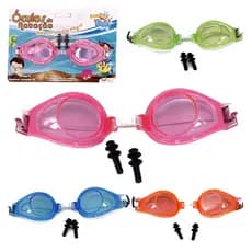 Oculos De Natacao Com Protetor De Ouvido Colors Summer Fun Na Cartela