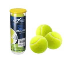 Bolas Verdes de Tênis Para Treinamento de Alta Performance no Tubo Borracha 6cm diamentro 3 Unidades