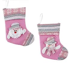 Enfeite de natal Bota Fam Cherry Noel/boneco Rosa 23cm rose gold