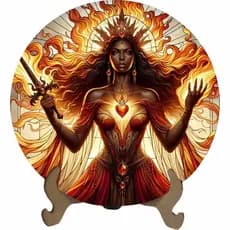 Mandala Egunitá - Arte Estilo Vitral