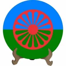 Mandala Bandeira Cigana em MDF - Decoração Espiritual