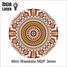 Estampa Africana Mod5 - Mini Mandala Sem Furos