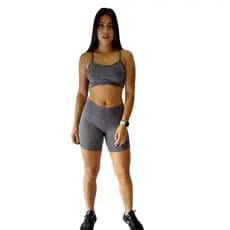 Short curto cós alto feminino suplex academia e ginástica