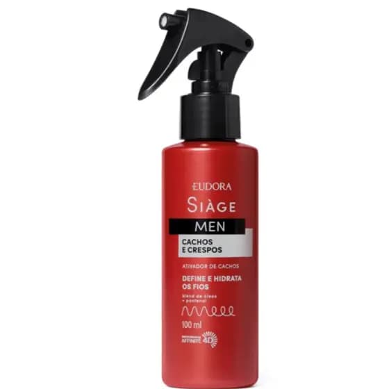 Spray Siàge Men Cachos e Crespos Ativador de Cachos - 100ml