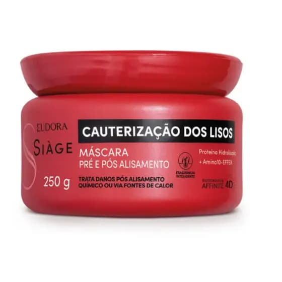 Eudora Siàge Máscara Capilar Cauterização dos Lisos - 250g (V. 03/2027)
