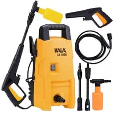 Lavadora De Alta Pressão Lk1305 1200w C/ Regulagem 127v ou 220v Kala Amarelo E Preto + Kit Shampoo