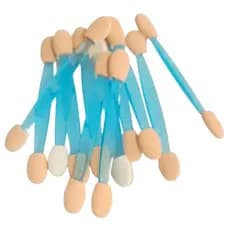 Kit 12 Pinceis Pincel Aplicador De Sombras Duplo Ponta Dupla