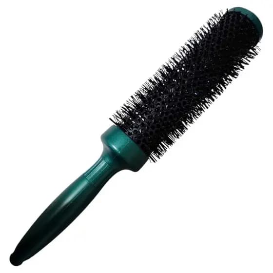 Escova De Cabelo Profissional Vazada Térmica Para Salão Cabo de Plástico Emborrachado