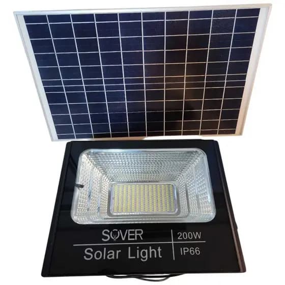 Refletor Led Placa Solar 200w Prova D'agua Ip66
