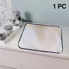 1 Protetor de Colchão 70x50 Absorvente Lavável Branco para Desfralde