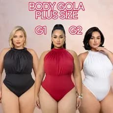 BLUSA ELEGANTE PLUS SIZE FESTA CASAMENTO BODY REGATA GOLA DRAPEADA BLUSA CHIQUE LOOK ARRUMADO G1 G2