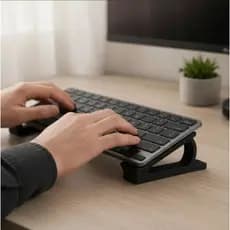 Suporte Para Teclado Pc Inclinação Ângulo Perfeito Universal Base