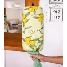 Porta Sacola Puxa Saco Para Cozinha De Tecido Porta Sacolinha Organizador Temas Divertidos