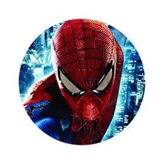 Painel De Festa Redondo Sublimado Veste Fácil 1,50x1,50cm - Homem Aranha