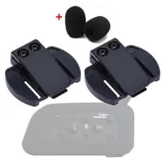 Clipe Suporte Para Intercomunicador De Capacete Mod V6 com 02 unidades