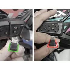 B MAX Fone De Ouvido Intercomunicador V6 Plus B-MAX ( Atenção ao Formato do Plug )