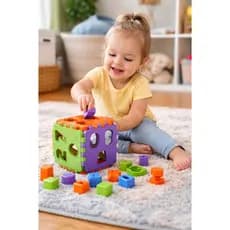 Brinquedo Educativo Infantil Montagem Desmontagem Peças Coloridas Encaixe