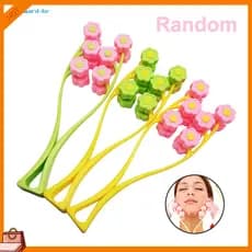 EDGward5.br Flower Shape Portable Elastic Face Lift Roller Massager Anti Wrinkle Beauty Tool