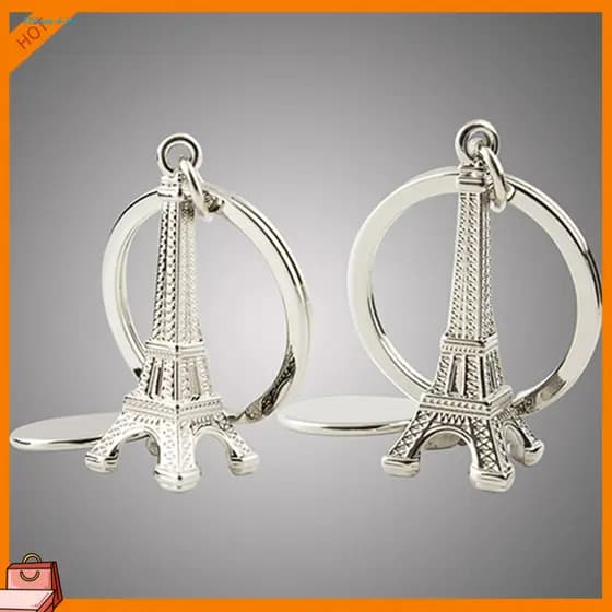 Chaveiro Mini Torre Eiffel Design Requintado Ornamento Pendurado Bolsa Pingente Para Presente