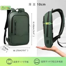 Nova bolsa masculina mochila mochila de lona de náilon moda mochila de viagem leve mochila de viagem simples mochila de