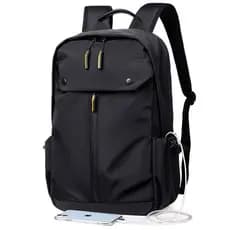Nova bolsa masculina mochila mochila de lona de náilon moda mochila de viagem leve estudante saco de escola mochila na m