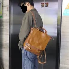 Novo estilo bolsa masculina mochila mochila moda mochila de viagem leve novo estilo três caixas mochila japonesa Retro e