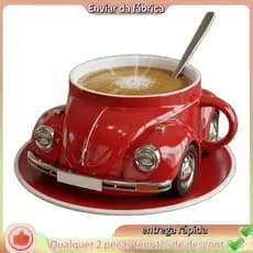 Para Amante De Café Resistente Ao Calor Engraçado Xícara Em Forma De Grande Capacidade Decoração Artesanal Caneca Vermel
