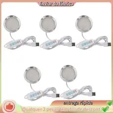 5 Pcs Kit De Lâmpada LED 5pcs Peças De Impressora 3D Hardware Modelo DIY Luz Branca/Fria/Quente Ajustável Para Sobressal