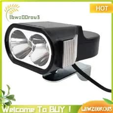 À Prova Dwaterproof Água 36V 48V 60V E-Bike LED Farol Da Bicicleta Lâmpada Dianteira Lanterna De Alta Intensidade Para E