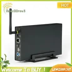 Portátil 3.5'HDD SSD Gabinete 300Mbps USB De Disco Rígido Externo Plugue Do Reino Unido