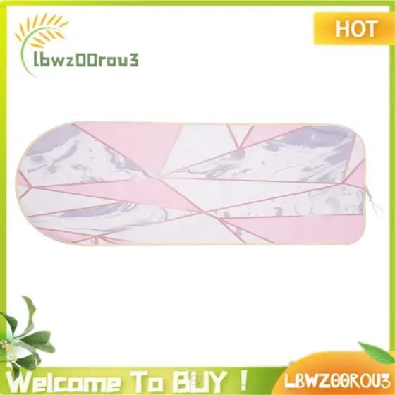 140x49CM Tecido Marmoreio Tábua De Passar Roupa Capa Protetora Imprensa Ferro Dobrável Para Engomar Pano Guarda Proteger