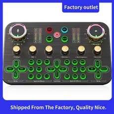Mixer De Áudio Para Jogos K600 Compatível Com Microfone XLR , Placa De Som Ao Vivo Streaming