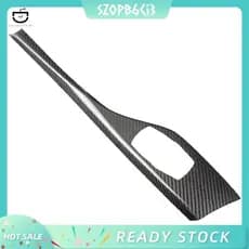 [szopb6ci3 . br] Real Fibra De Carbono RHD Para 1 2 Série F20 F22 Acessórios Adesivo Carro Multimídia Botão Painel Capa