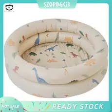 [szopb6ci3 . br] 1 PCS 114 Cm Bebê Inflável Piscina Brinquedo Infantil Sala Banho Anel Bege