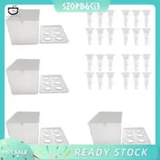 [szopb6ci3 . br] Sistema Hidropônico Para Vasos De Berçário 4 Unidades Recipiente De Plantio Universal Caixa De Cultivo