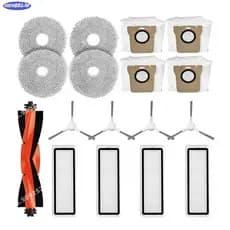 Para O Robô Xiaomi Robot Vácuo X20 +/X20 Plus Peças De Reposição Escova Lateral Principal Hepa Filtro Mop Sacos De Pó De Pano Acessórios