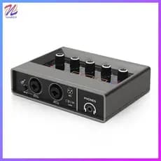 Mixer De Áudio Profissional , Interface USB , Placa De Som , Equipamento De DJ , Estúdio De Gravação , Conversor De Guit