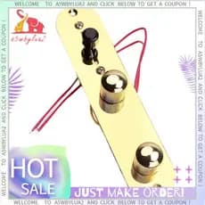 Placa De Ponte De Sela Controle De Interruptor De 3 Vias Para Peças De Guitarra Elétrica Acessório Dourado