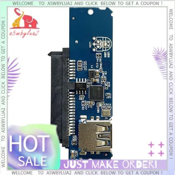 Conversor HDD SATA Para USB 3.0 De 2.5 Polegadas , Disco Rígido Externo Adaptador De Cartão De Expansão Apenas SSD