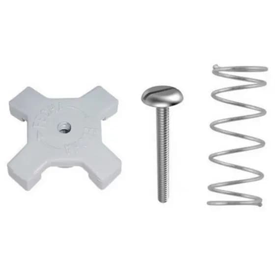 Reparo para valvula de descarga kit cruzeta, mola e parafuso 2550