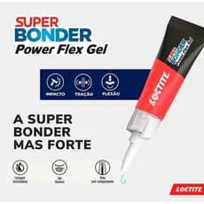 Cola adesivo instantâneo Super Bonder Power Flex Gel Henkel Loctite