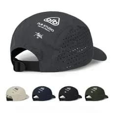 Boné Masculino Five Panel Bordado Nylon Malha Masculino e Feminino Vintage Viagem Corrida Uso Diário Chapéu