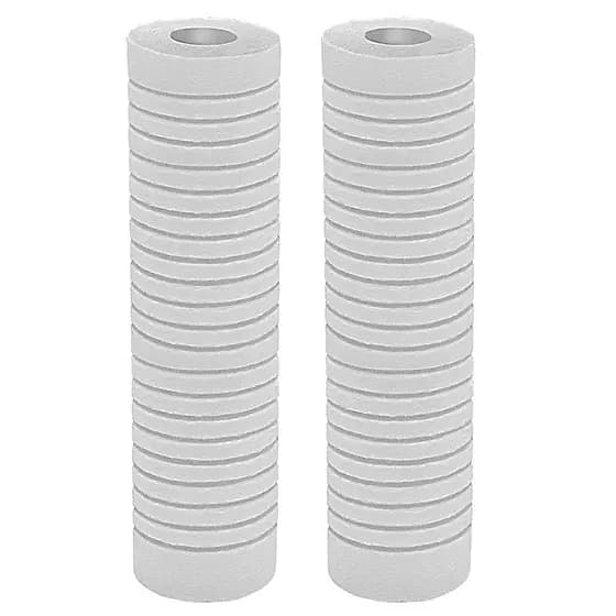 Kit 2 Refil Cartucho Filtro PP Ranhurado 9 3/4 Caixa D'Água