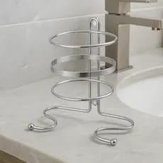 Suporte Para Secador De Cabelos Aço Inoxidável Porta Secador De Banheiro De Parede